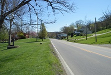 View from the west headed east into Bromley